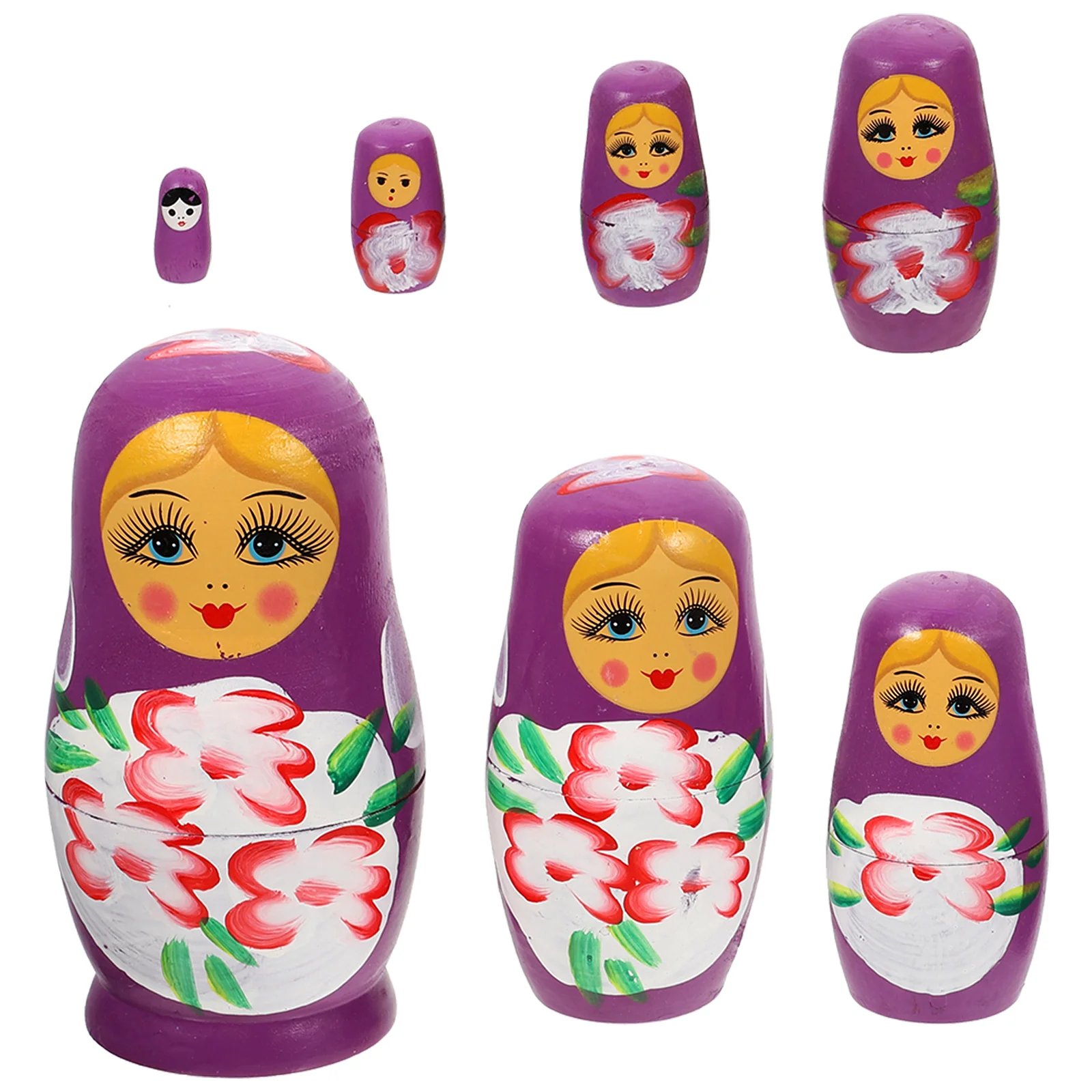 

7 Layer Matryoshka Ornament Making Dolls for Kids Children’s Toys Classic Russian Nesting Wood Carving Kit Wooden