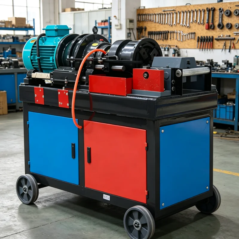 Portable Pipe Threading Machine, Electric Pipe Threader for On-Site Steel Pipe and Bolt Threading Work