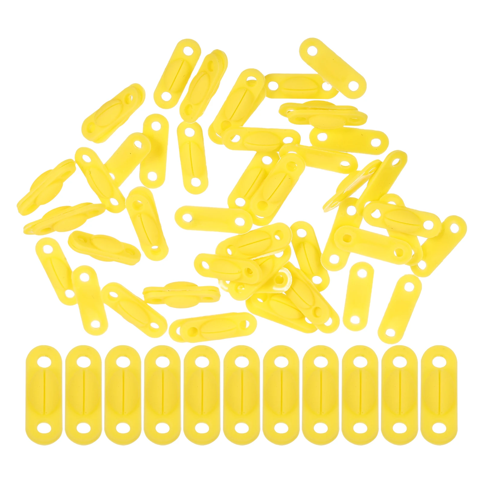 

100pcs Yellow Plastic Racket Cord Tube Shock Absorbing Protector Badminton Racquet Supplies String Guard Tubing