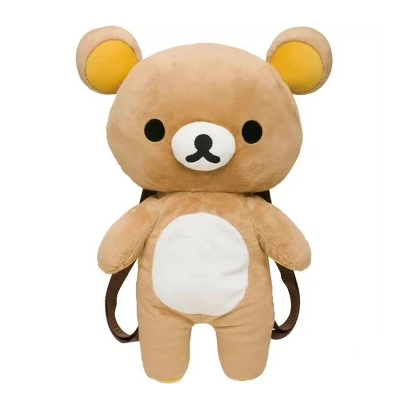 Rilakkuma Plush Bag Backpack Anime Bear Boby Kawaii Cute Bags for Women Girls Kids Back Pack