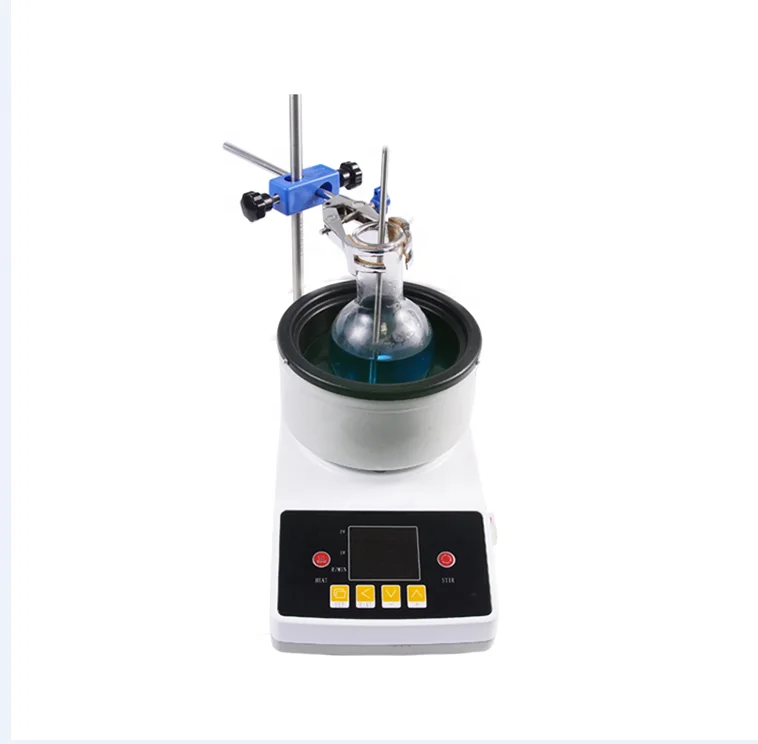 Magnetic Stirrer Heating Pot Intelligent Digital Display Timing Laboratory Magnetic Stirring Oil bath or Water Bath Heating Pot