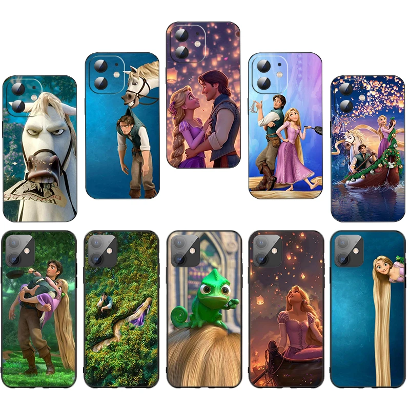 X12 Disney T-Tangled Rapunzel Soft Silicone Case for Samsung Galaxy S7  8 9 10 20 Plus FE Ultra Lite  Edge Caver