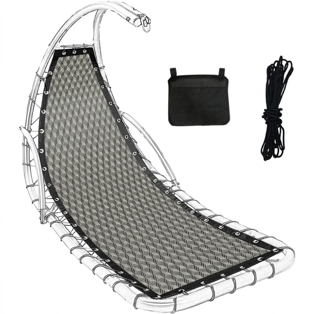 Replacement Sling Cloth For Garden Lounger Outdoor Furniture Recliner Seat Repair Fabric Breathable Textilene Material