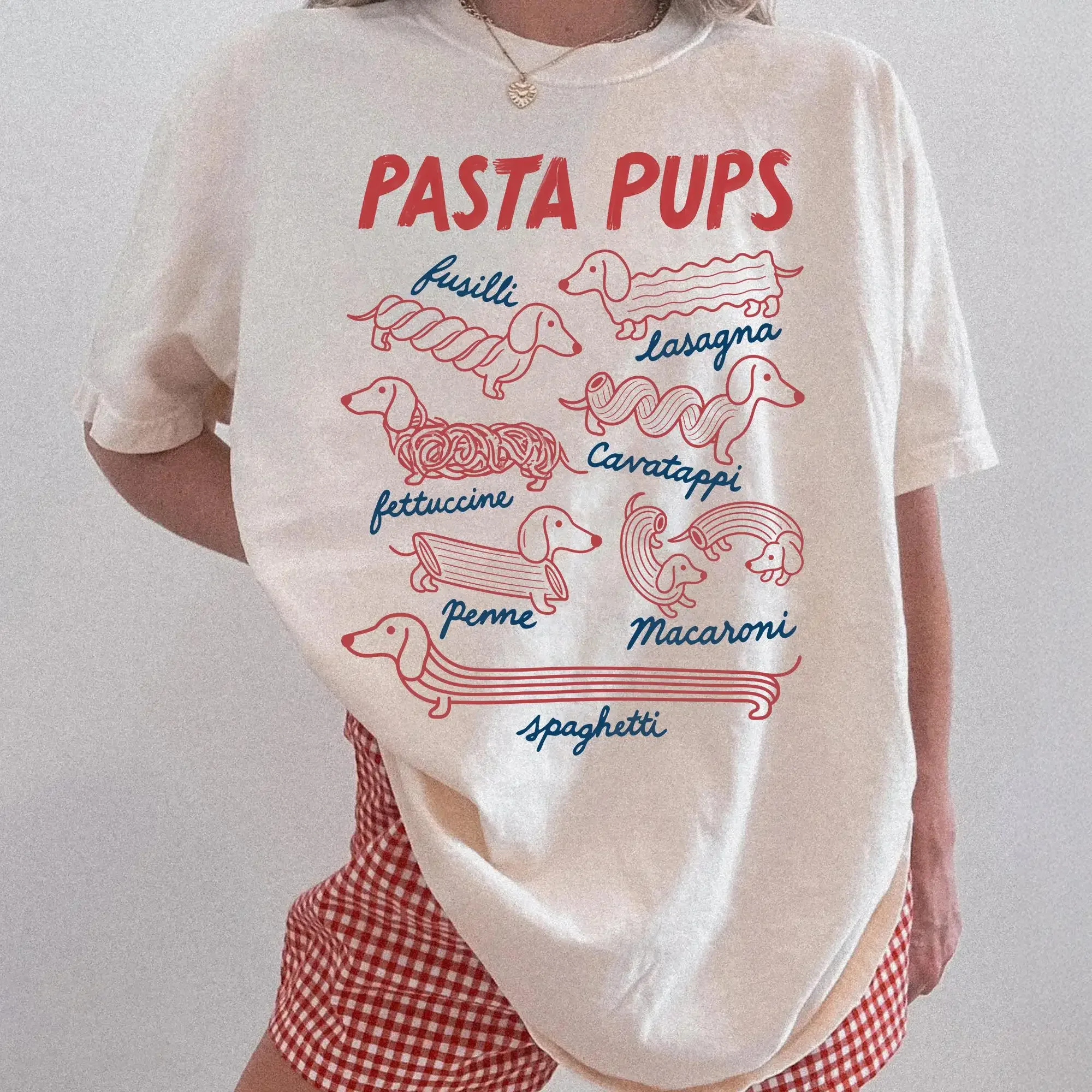 Pasta Pups ShirtFunny Dachshund Spagetti ShirItalian Foodie Gift