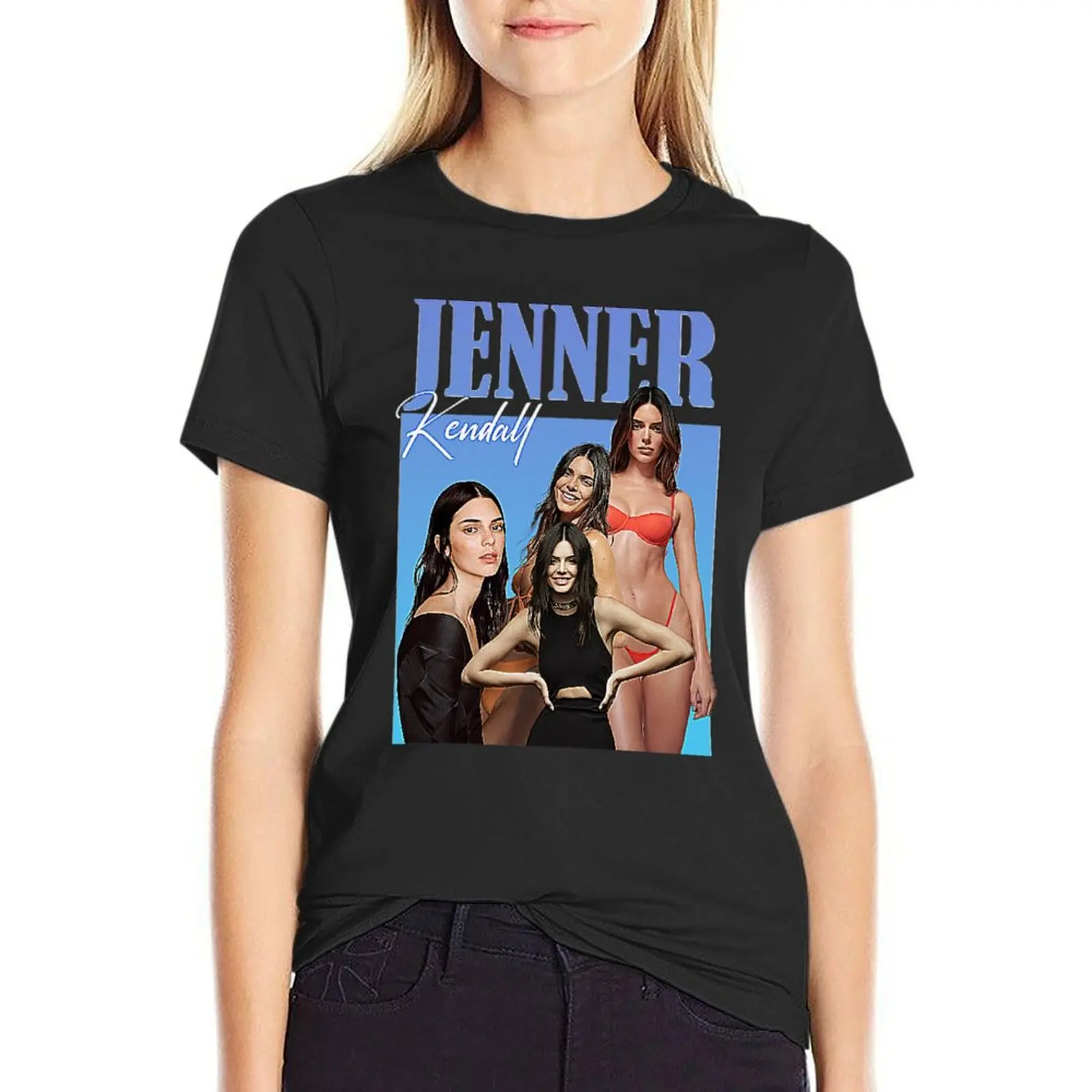 

Kendall Jenner T-Shirt anime customs design your own womans clothing