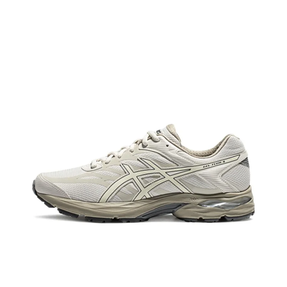 ASICS Gel Flux 4 Comfortable Mesh Cushioning Low top Running Shoes Men's Beige 1011B832-021