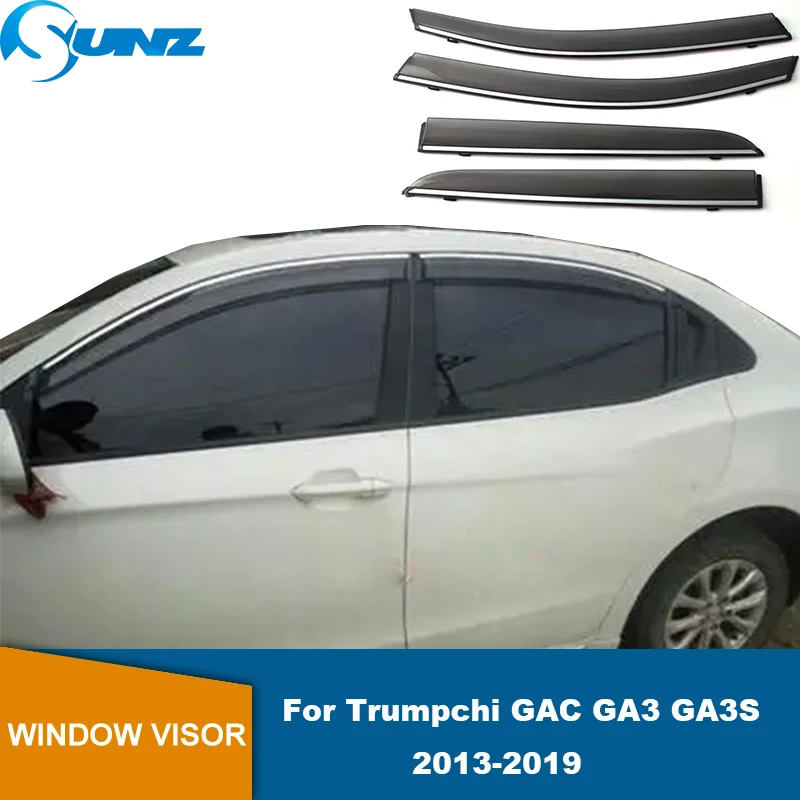 

Window Deflector For Trumpchi GAC GA3 GA3S 2013 2014 2015 2016 2017 2018 2019 Weathershield Side Window Visor Sun Rain Guard