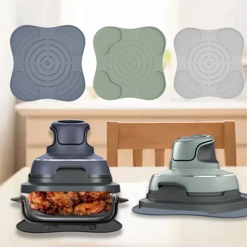 Silicone Lid Gasket Air Fryer for Ninja FN101GY Heat Resistant Cover Steam Vent Nonstick Reusable Kitchen Accessory