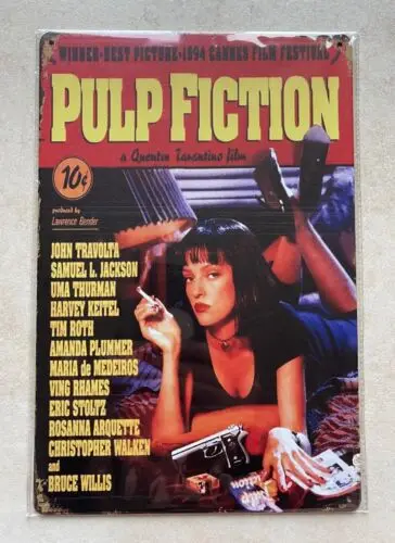 pulp-fiction-quantino-sinal-do-metal-do-encerado-homem-barra-pub-movimento-20x30cm