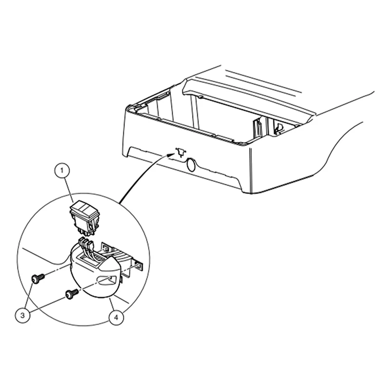 

10 Pcs Forward/Reverse Switch For Club Car DS And Precedent 48V Electric Golf Cart Accessories,101856001 101856002