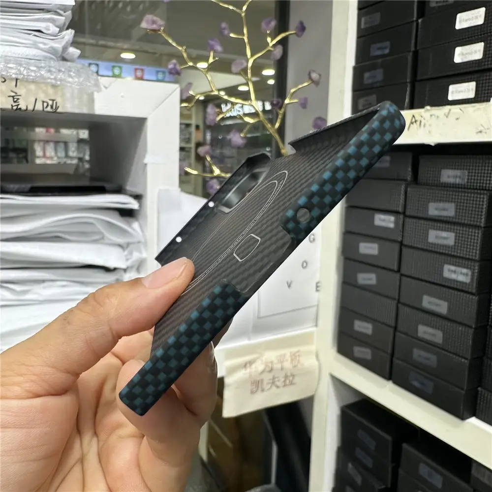 حافظة أصلية من ألياف الكربون الأراميد لهاتف سامسونج جالاكسي Z Fold7 غطاء Magsafe مقاوم للصدمات
