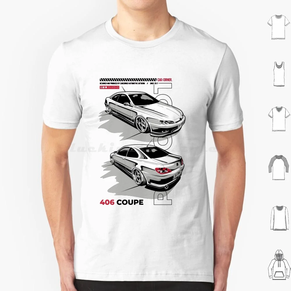 406 Coupe Black T Shirt 6xl Cotton Cool Tee 307 207 Partner 108 Rcz 107 407 106 306 508 Sw 308 Sw 406 Rcz 205 408 Rifter 508 Gt