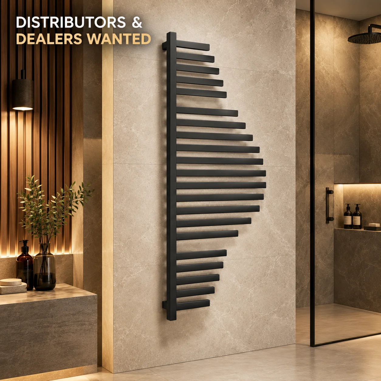 Electric Heated Towel Rail Vertical Stainless Steel Towel Warmer Distributor Wholesale Towel Warmer for Hotel Bathroom Projects