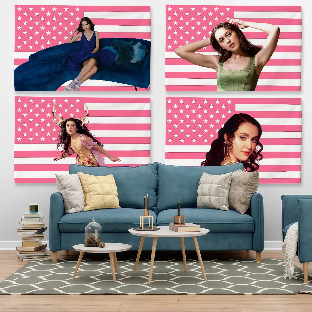 Singer E-Em B-Beihold Flag Tapestry Outdoor Party Bedroom Living Room Dormitory Decorative Themed Wall Hanging Banner Gift