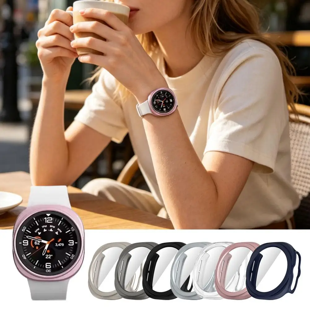 New 47mm Matte All In One Integrated PC Hard Shell With Screen Protector For Samsung Galaxy Watch 9 Ultra 2 Case Accessories