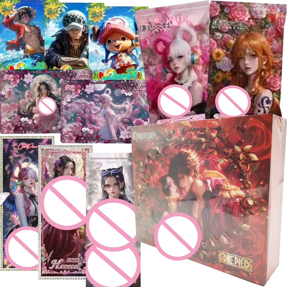 

Wholesale One Piece Exquisite Collection Cards Monkey D. Luffy Boa·Hancock Charming Character Anime Portrait Cards Children Gift