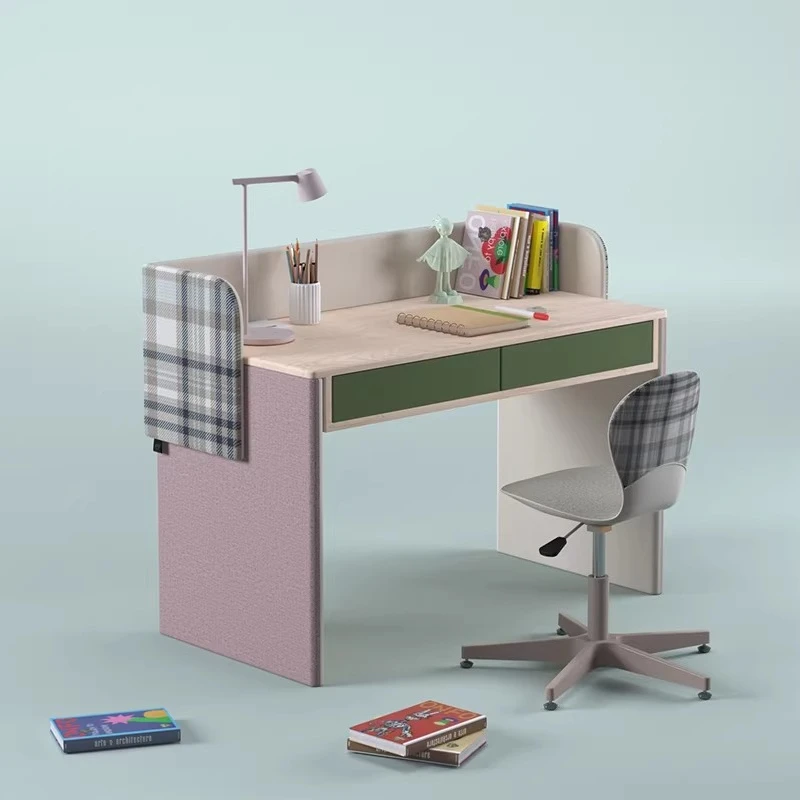 Children's Study Tables and Chairs Solid Wood Desks Boys and Girls Writing Computer Desks Household