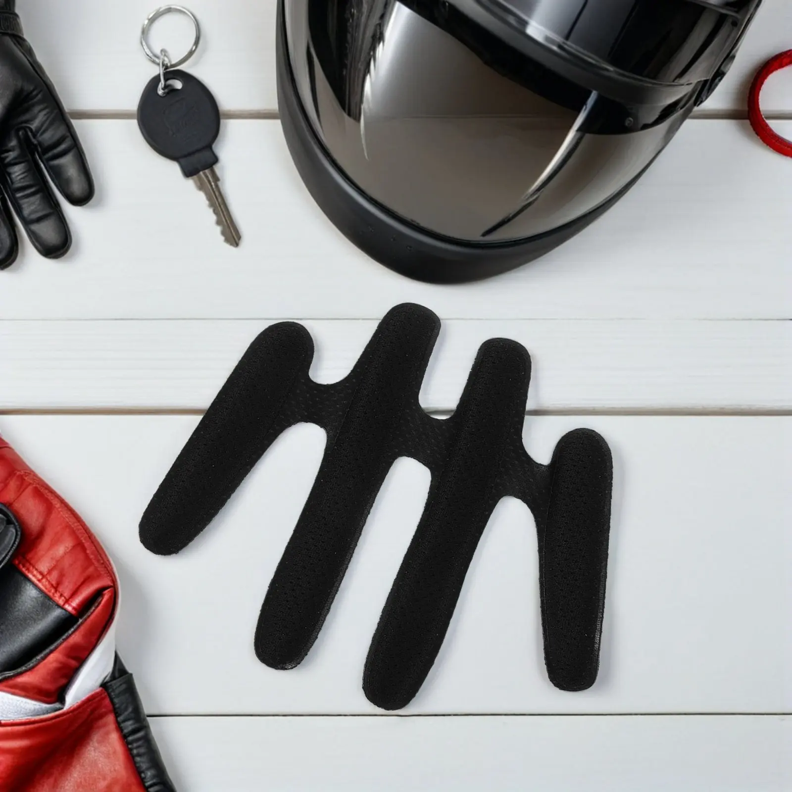 

2Sets Liner Cushion Breathable Pads Sweat Absorbing Inserts Replacement for Cycling Motorcycle Hard Hat