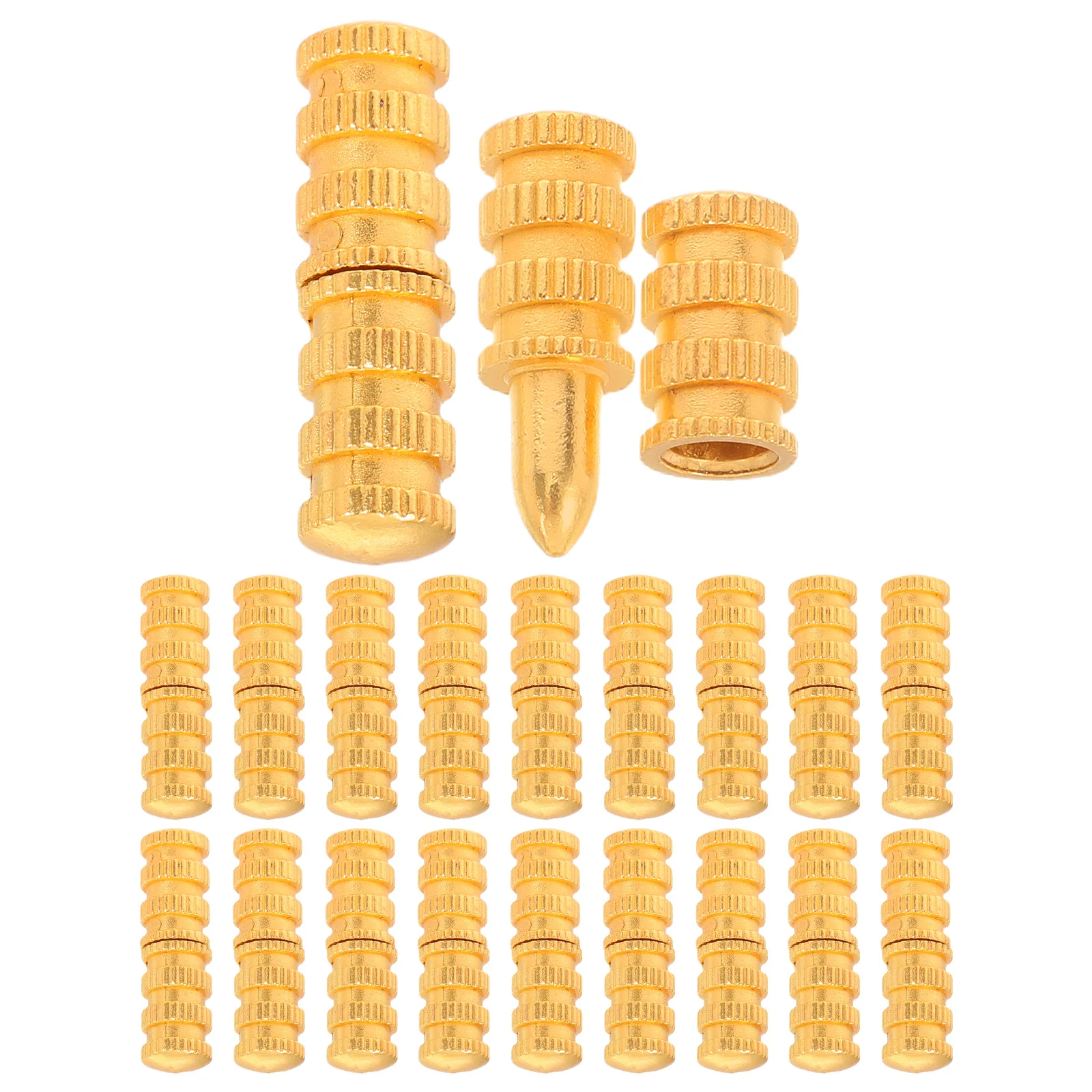 

20 set Alloy Table Leaf Dowel Connector Heavy Duty Furniture Hardware Socket Set Sturdy Table Bolt