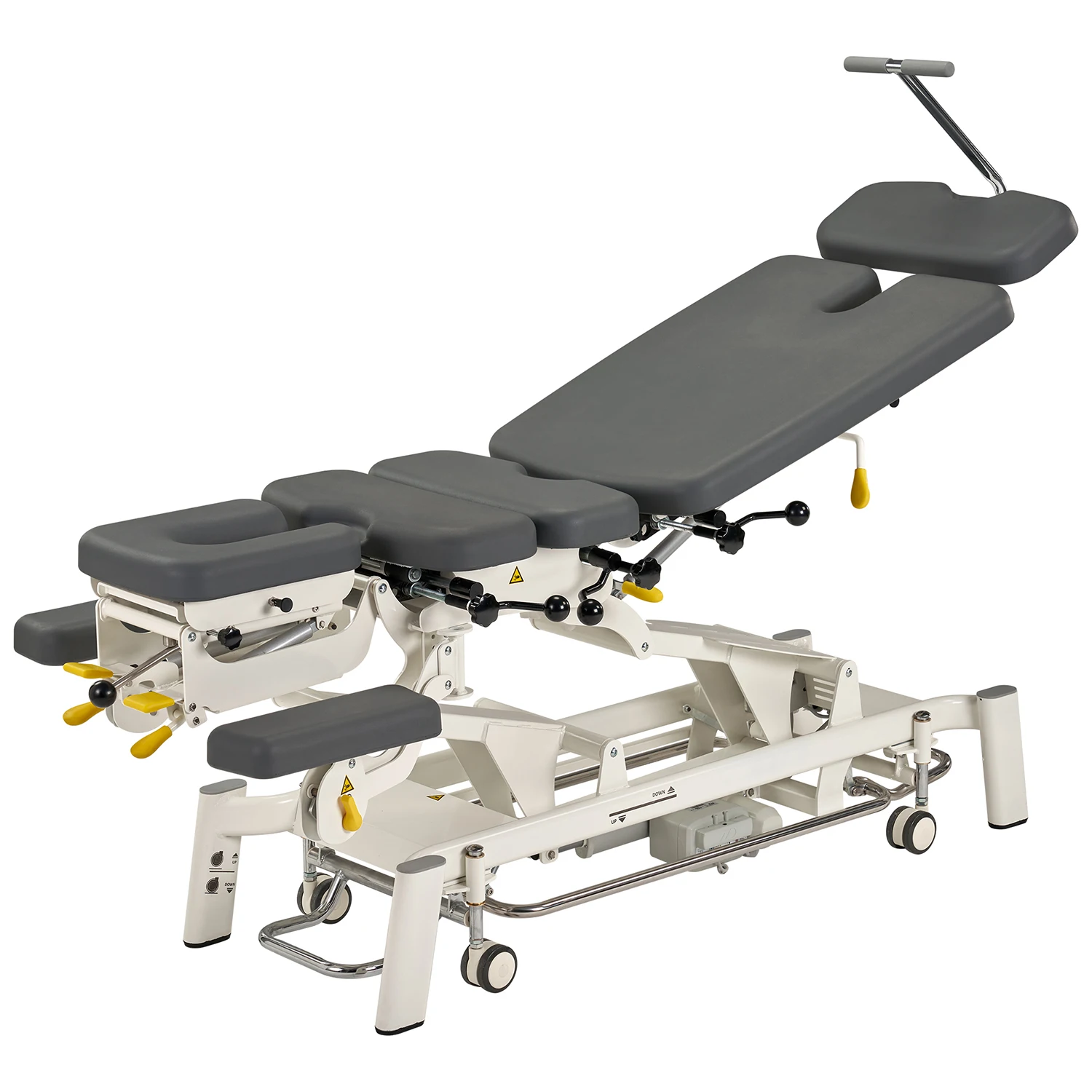 Mt Fairworth-360 Factory OEM Electric Adjust Traction Drop Chiropractic Chair Chiropractic Bench Chiropractic Table with Wheels