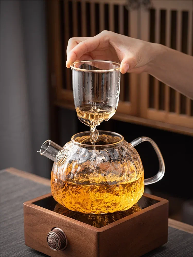 Japanese glass teapot Boiling teapot high temperature and thickening large capacity teapot tea maker tea set