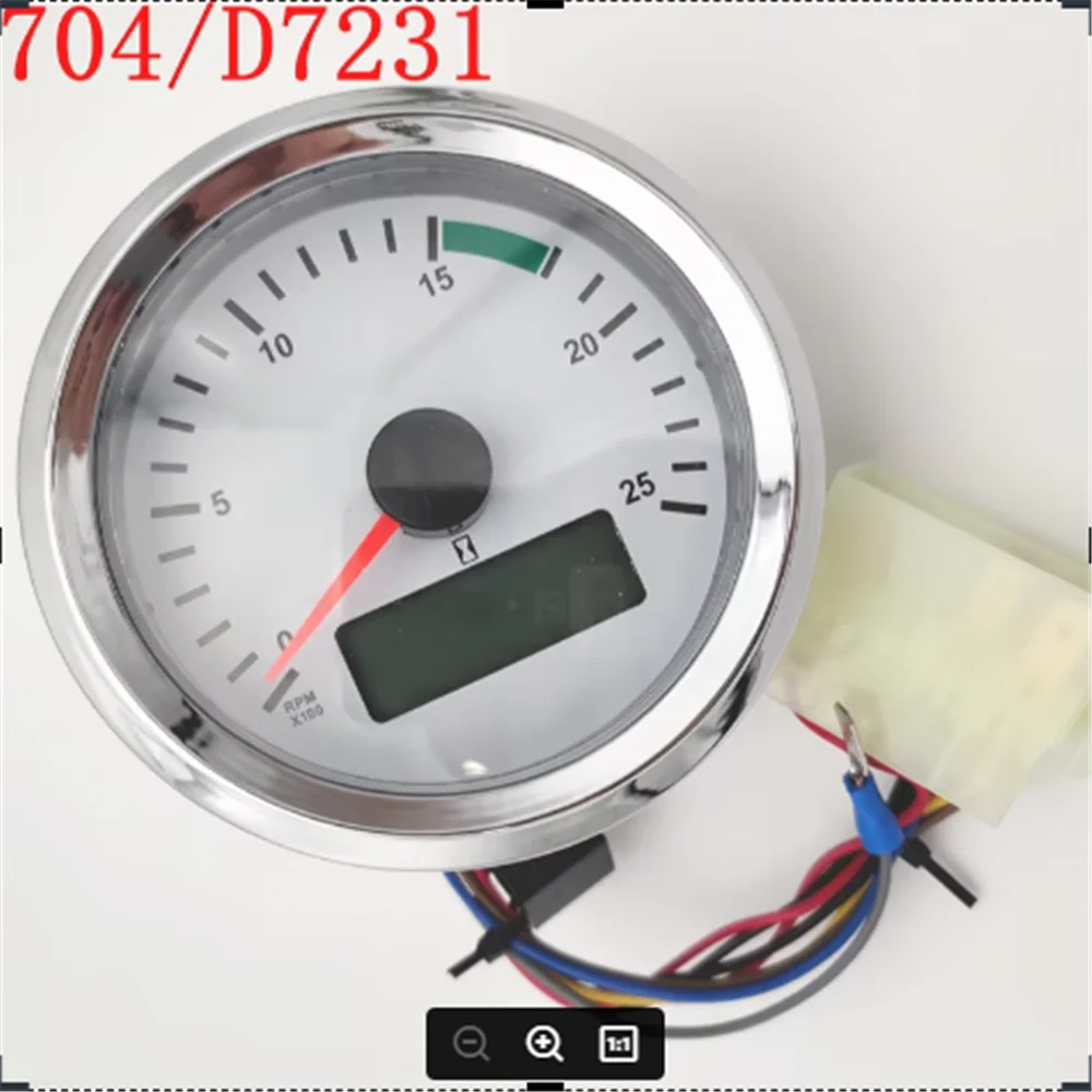 704/D7231 704/50097 Tachometer Gauge for JCB Backhoe Loader 3CX 4CX