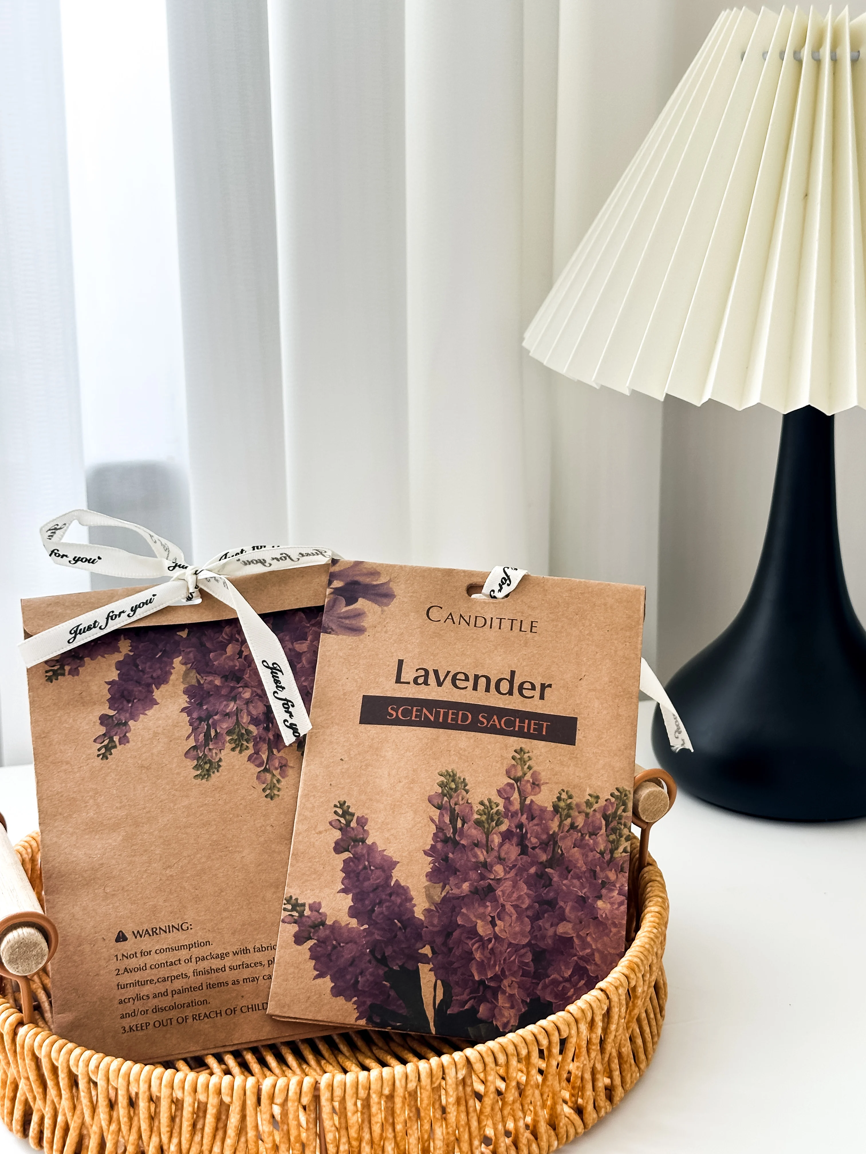 6 packs/12 packs coconut flower&jasmine、 oud 、lavender Scented Sachet Set for closet drawer car