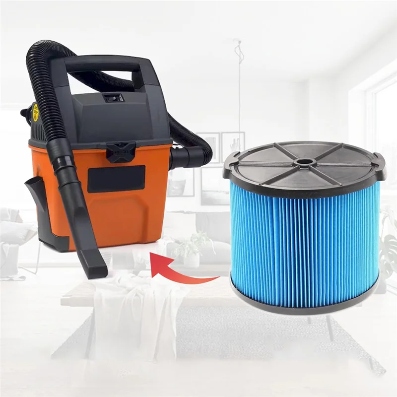 فلتر بديل VF3500 + فلتر رغوة VF3500 مناسب للمكانس الكهربائية الرطبة/الجافة Ridgid 3- 4.5 جالون WD3050، WD4070 WD4080، WD4522