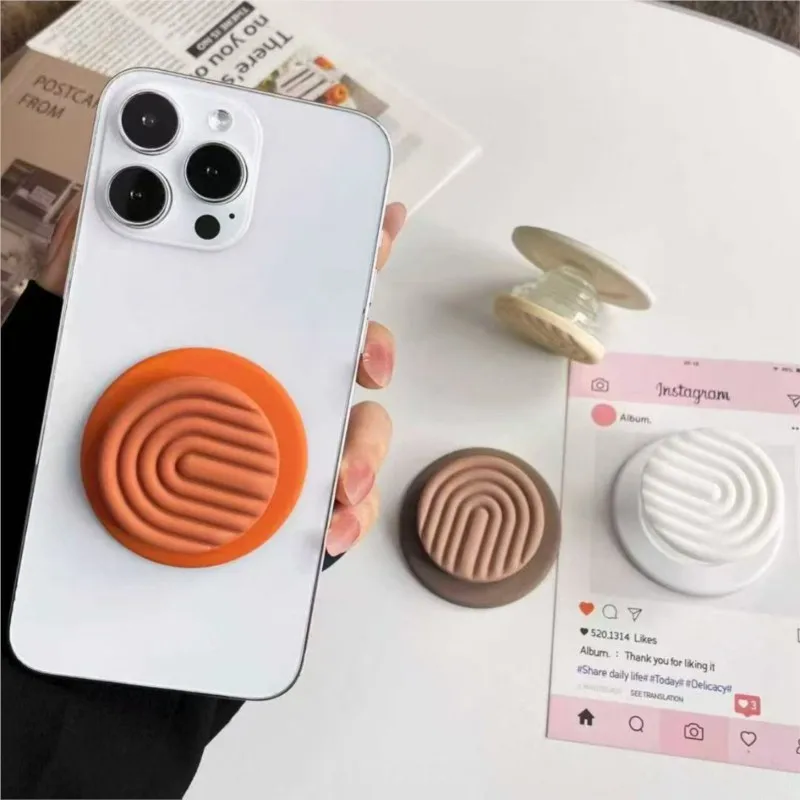 

cute macaron cookie magnetic phone holder suitable for MagSafe wireless charging phones for iPhone magnetic bracket holder