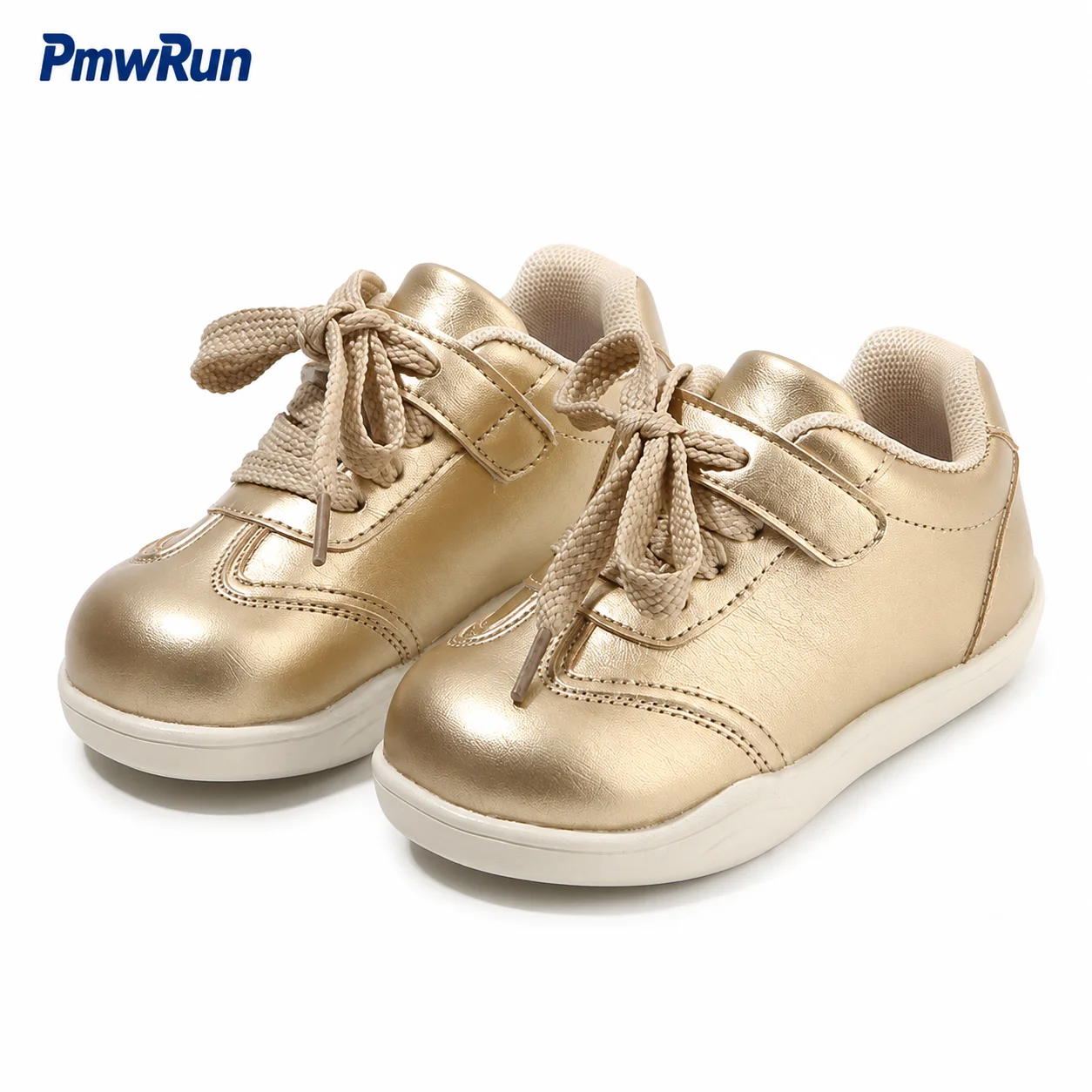 PU Leather Sport Shoes For Girls Trend Fashion Autumn Girl's Sneakers Anti-slippery Waterproof Children's Running Footwear