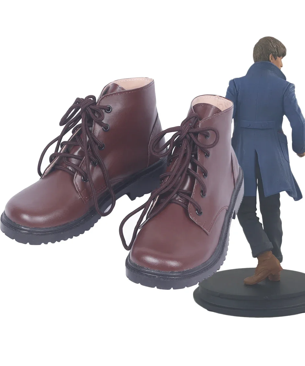 

Fantastic Beasts and Where to Find Them Newt Scamander Cosplay Boots Shoes Custom Made