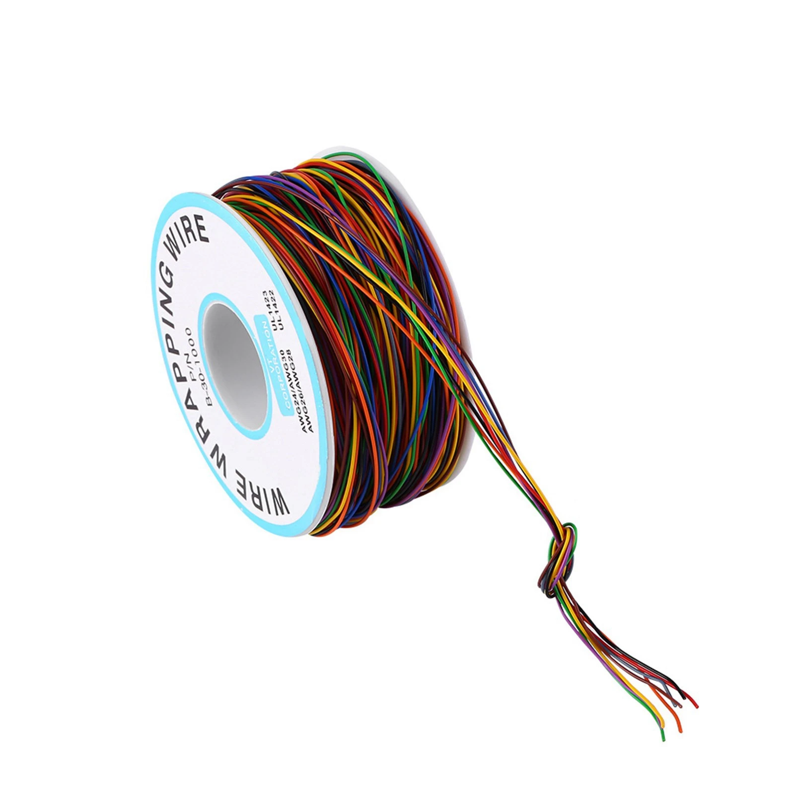 Colorful P/N B‑30‑1000 250M 8‑Wire Colored Insulation Wrapping Copper Test Cable Electric Cable Wrapping Wire Copper Cable