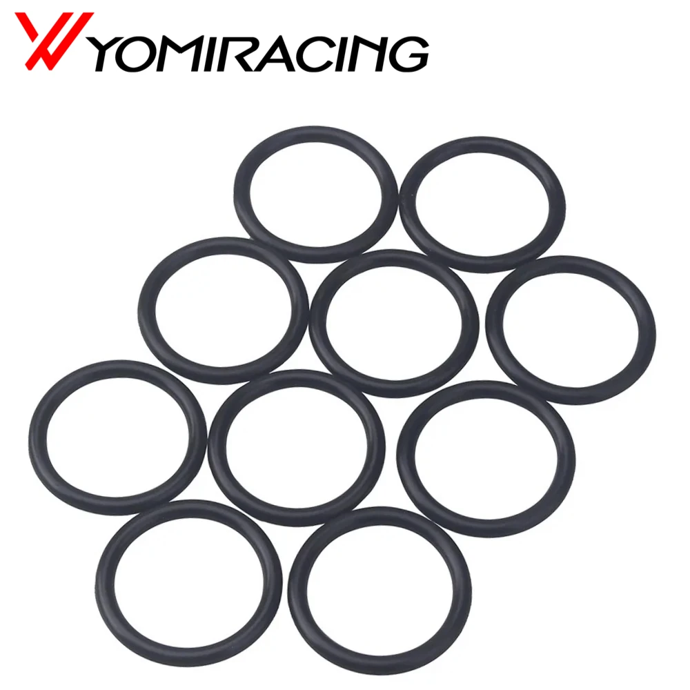 

YOMI Unicersal 1PCS/4PCS/10PCS Black Car Bumper Quick Release Fasteners Bands O Gaskets Rubber