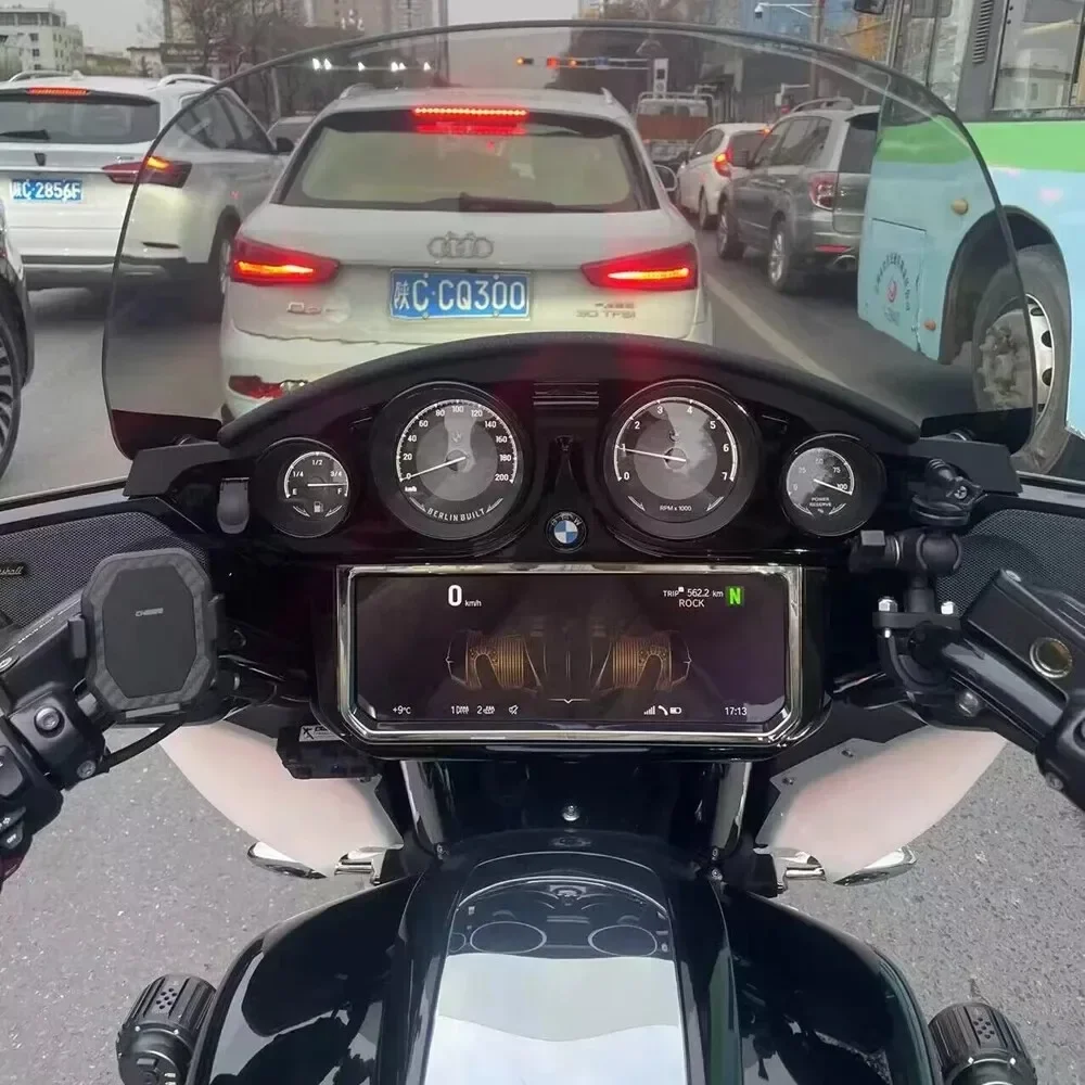 Motorcycle Winglet Air Deflector Aerodynamic Fairing Kit Spoiler Windshield Handguard Side Panel Protector For R18 B Bagger