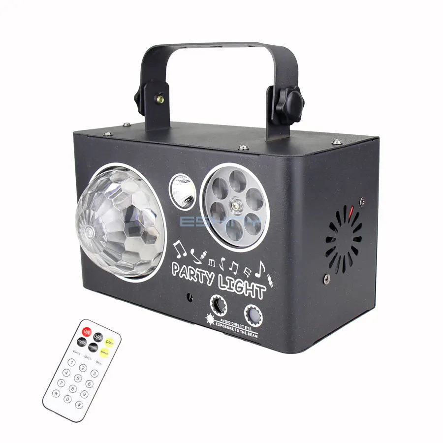 4in1 Magische Bal Kleuren Straal Led Lights Laser 60 Patronen Projector Strobe Podium Verlichting Dj Disco Dmx512 Partij Danslamp G25n8