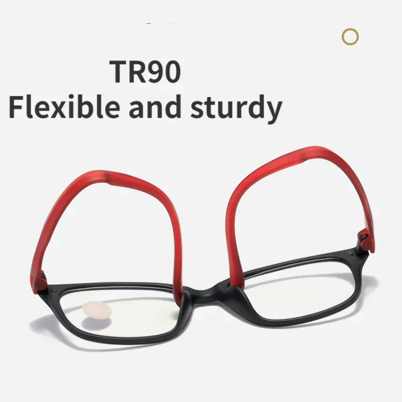 Reading Glasses Men Vintage Square TR90 Frame Presbyopia Eyeglasses Women Ultralight Anti Blue Light Computer Eyewear 0 To +4.0