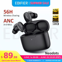 Edifier Neodots Wireless Earbuds Noise Cancelling Bluetooth Earphones Wireless Charging LDAC Hi-Res Audio Hybrid Driver