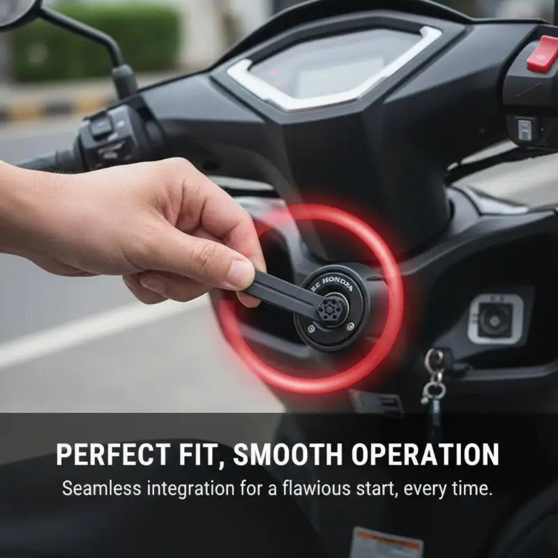 PCX150 Seat Bucket Spare Key for Motorcycle Split Line 125 New Continent Compatible Emergency Unlock Solution for Riders
