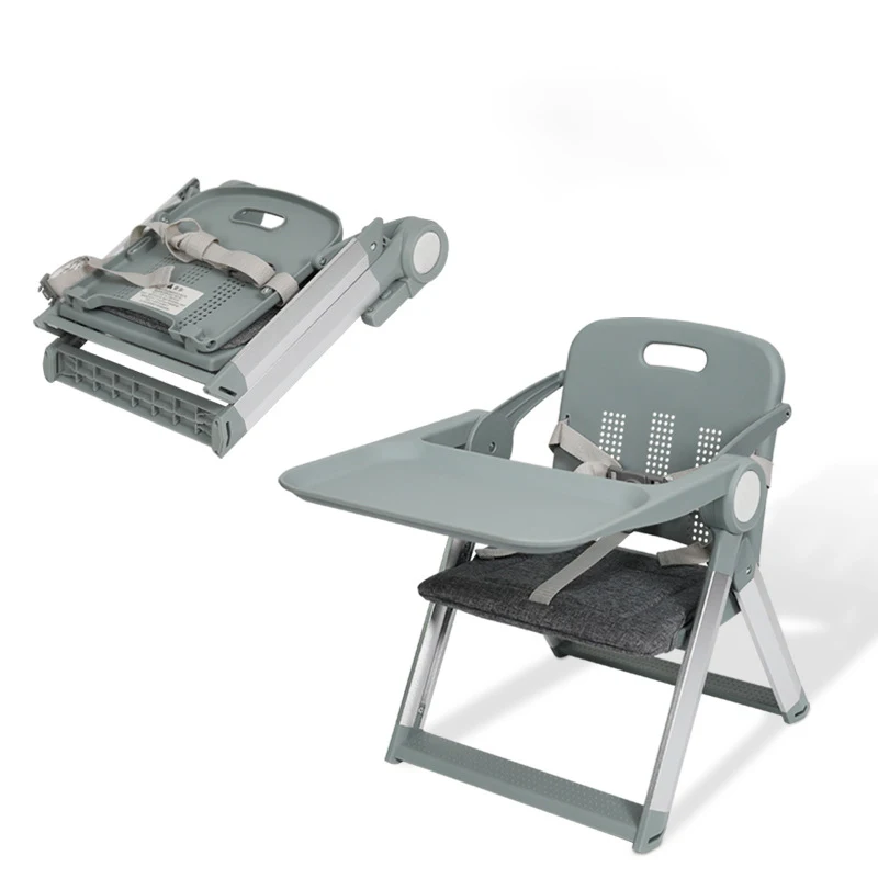مقعد معزز للسفر من البلاستيك متعدد الوظائف، كرسي مرتفع لإطعام الأطفال، كراسي عالية