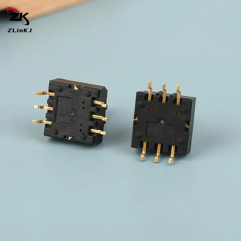 2Pcs RM3HAF-10 Rotary Dial Coding Switch 10 0-9 Coding Switch Patch 3:3 With Handle Rotary Coding Switches Accessories