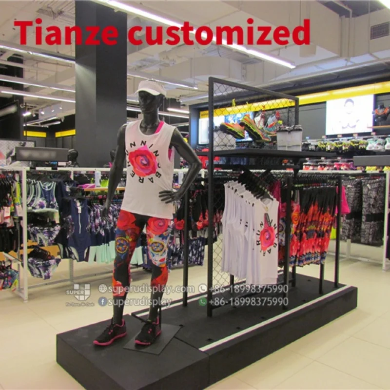 

(customized)Professional Sport Theme Display Furniture Shop Fittings Retail Fixture Sports Store Fixtures