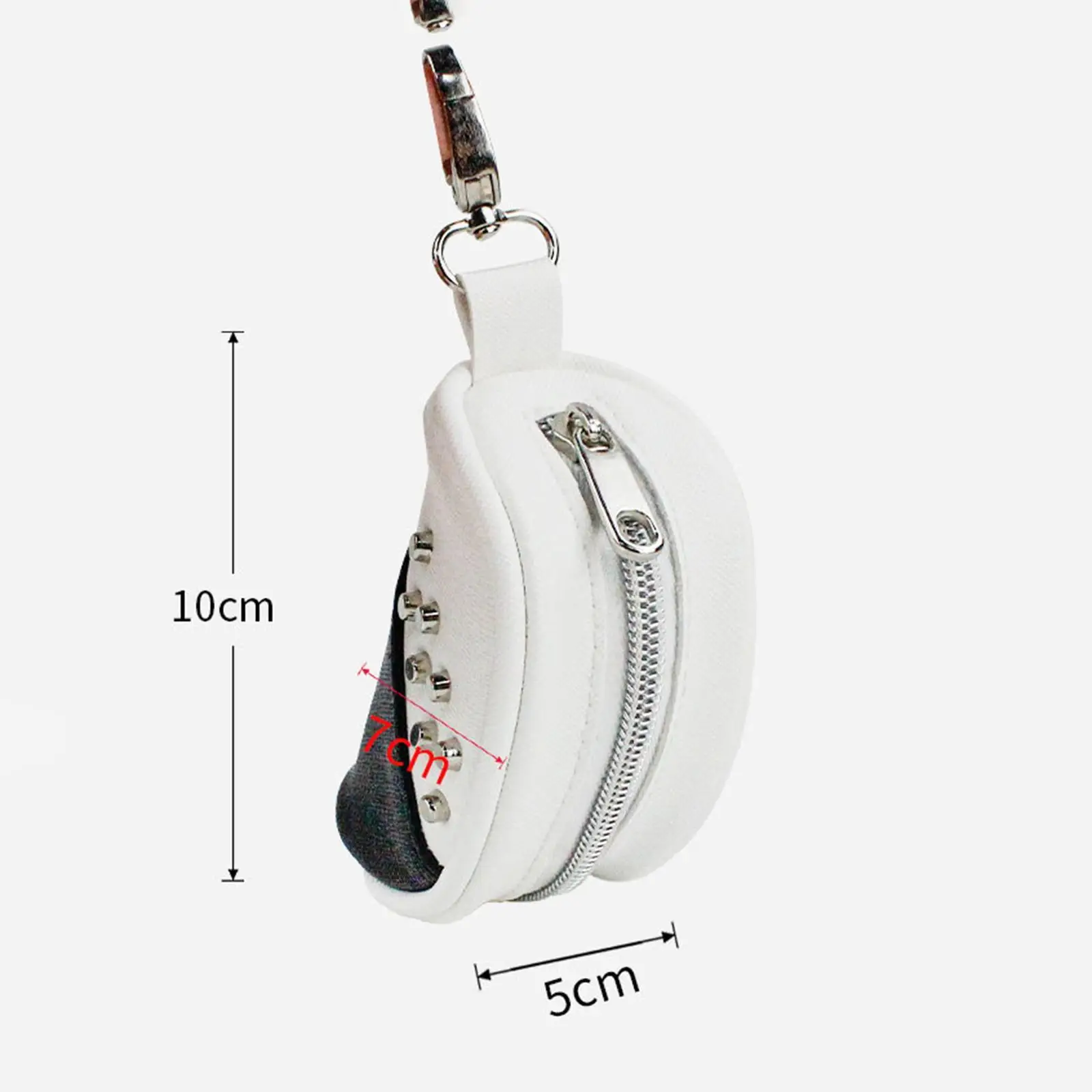 

PU Leather Golf Ball Protector Compact Holder Pouch Sports Bag for Golf Equipment and Training Sessions