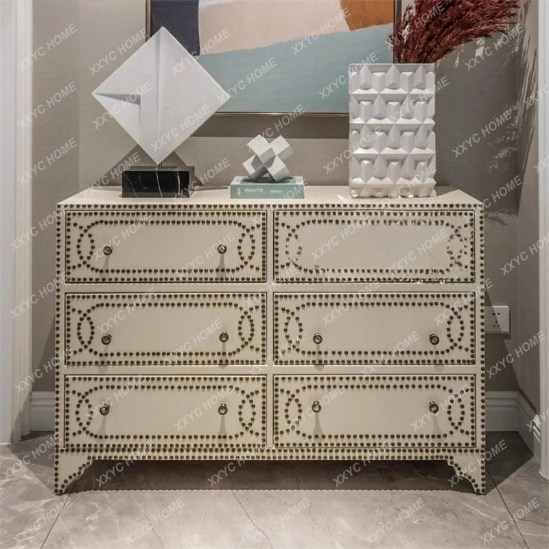 

H2H light luxury porch cabinet chest drawer locker light luxury