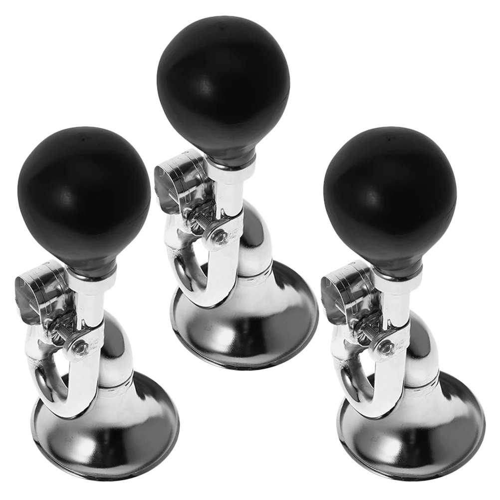 

3 шт. стильный серебряный рожок-улитка велосипедный звонок для взрослых безопасный аксессуар простая установка велосипедный рожок