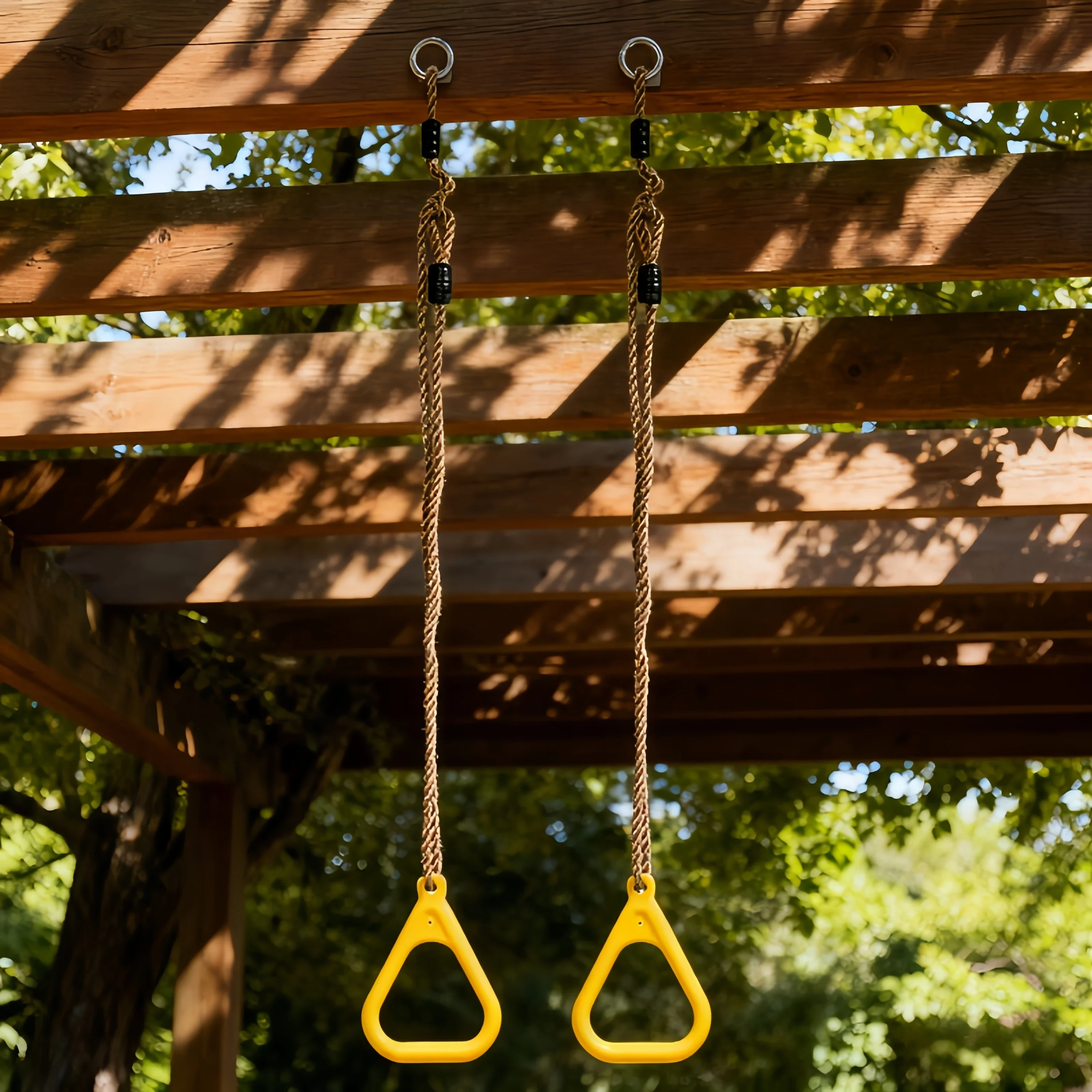 Anillos de columpios para bebés, juguete para niños al aire libre, juegos, anillo de tracción, anillos de gimnasio para niños, niño, niña, entrenamiento de brazo, anillo de dominadas, juguete deportivo
