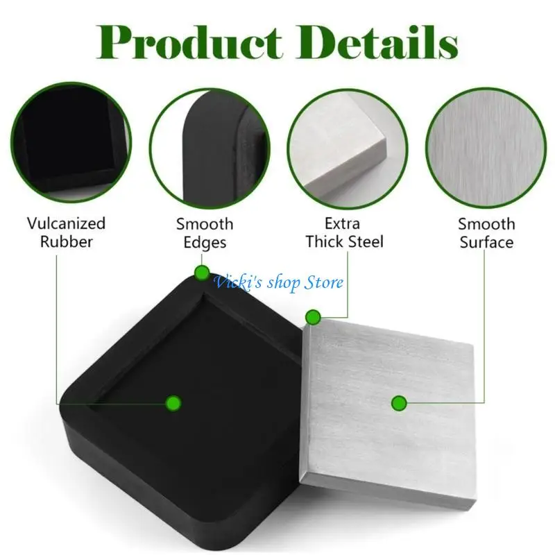 

Стальной блок-наковальня Профессиональная молотковая пластина Инструмент для изготовления ювелирных изделий Закаленная стальная