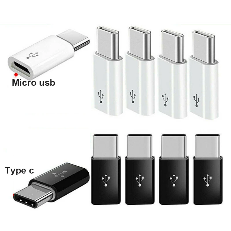 USB Type C Female to Micro USB Male Adapter Connector Type-C to Micro USB 2.0 Charger Adapter for Samsung Xiaomi Huawei Phone