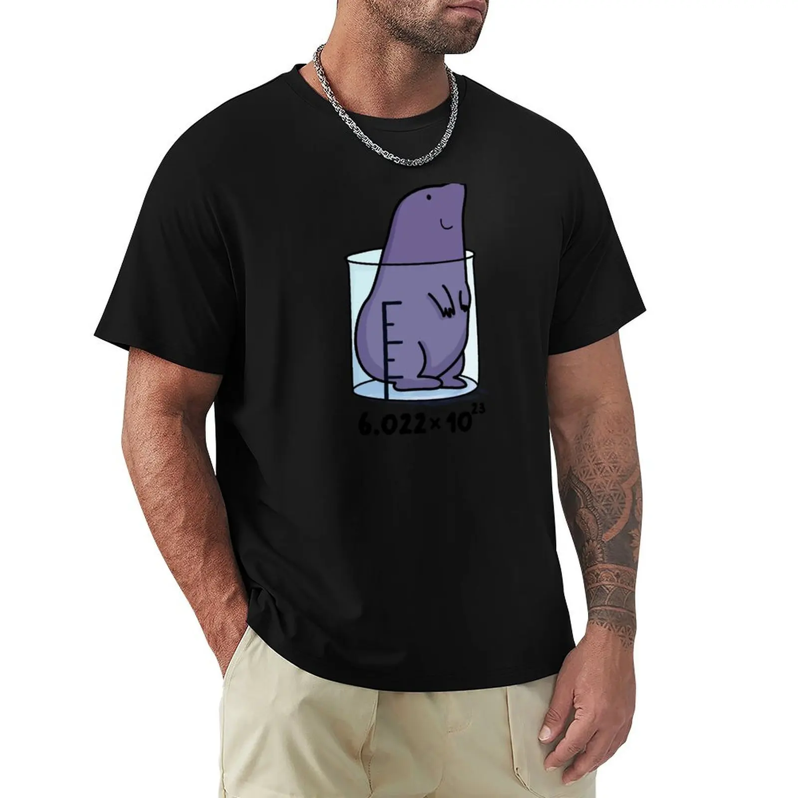 Chemistry Mole Animal Pun T-Shirt Novelty Graphic Tee Shirt