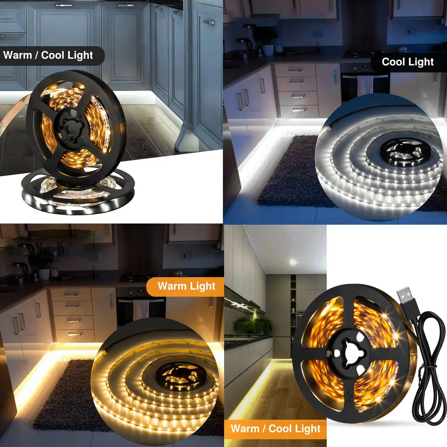 

PORK-Indoor Led Strip 5V USB Lamp 2835 Tiras Led Light Strip Backlight TV Bedroom Lighting