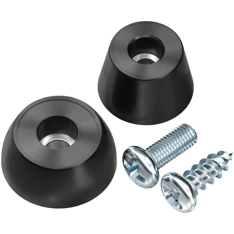 Environmentally friendly rubber foot pads, shock-absorbing pads, round pads, for tables, chairs, speakers and foot spikes